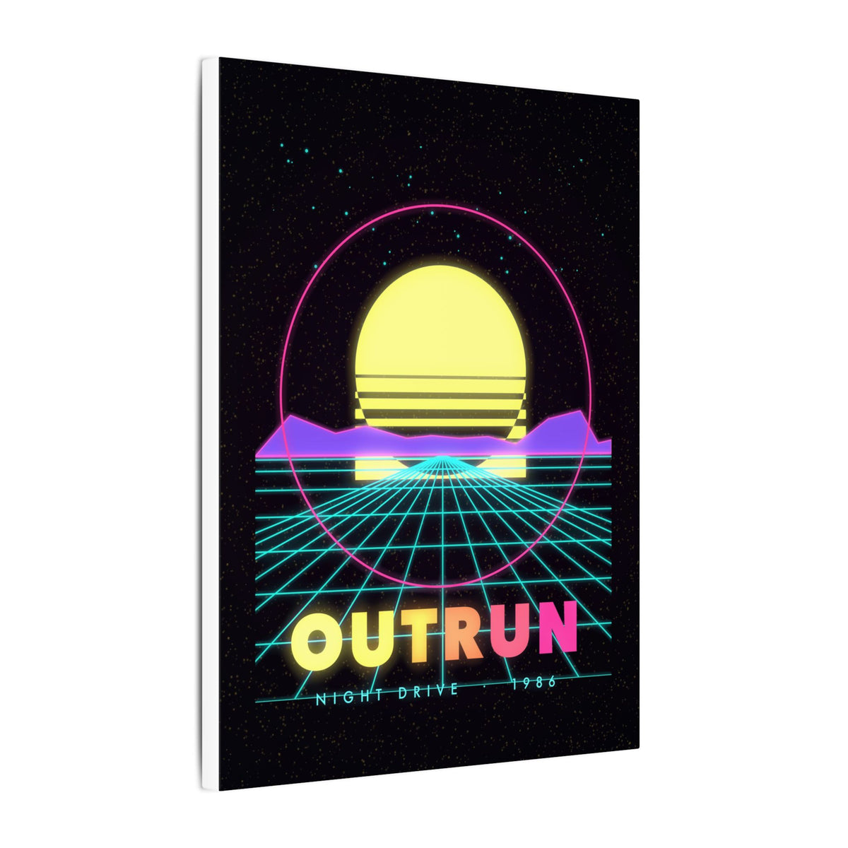 Outrun gallery canvas print, view 10