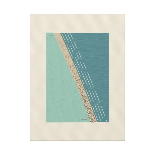 Chesil Beach gallery canvas print, view 1