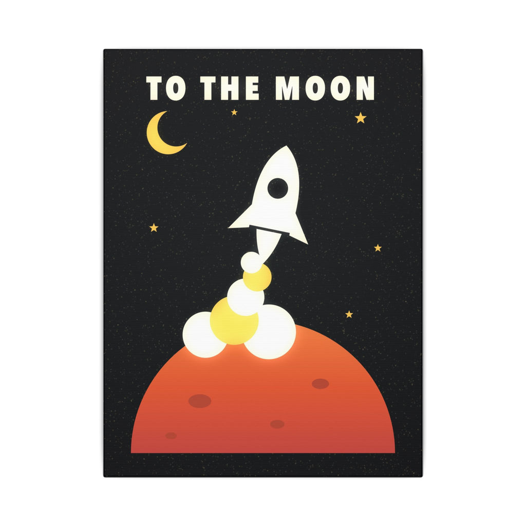 To the Moon gallery canvas print, view 2