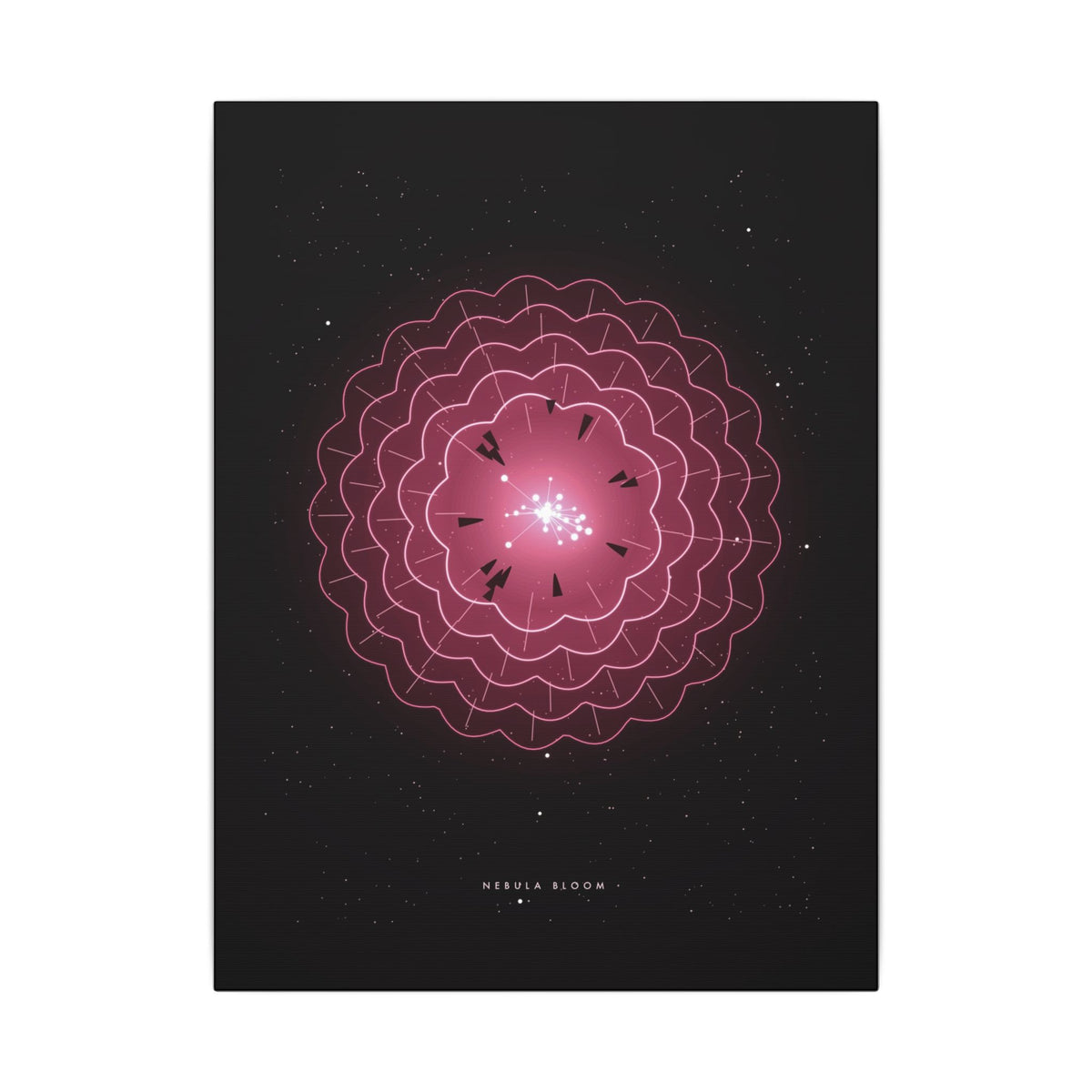 Nebula Bloom gallery canvas print, view 3