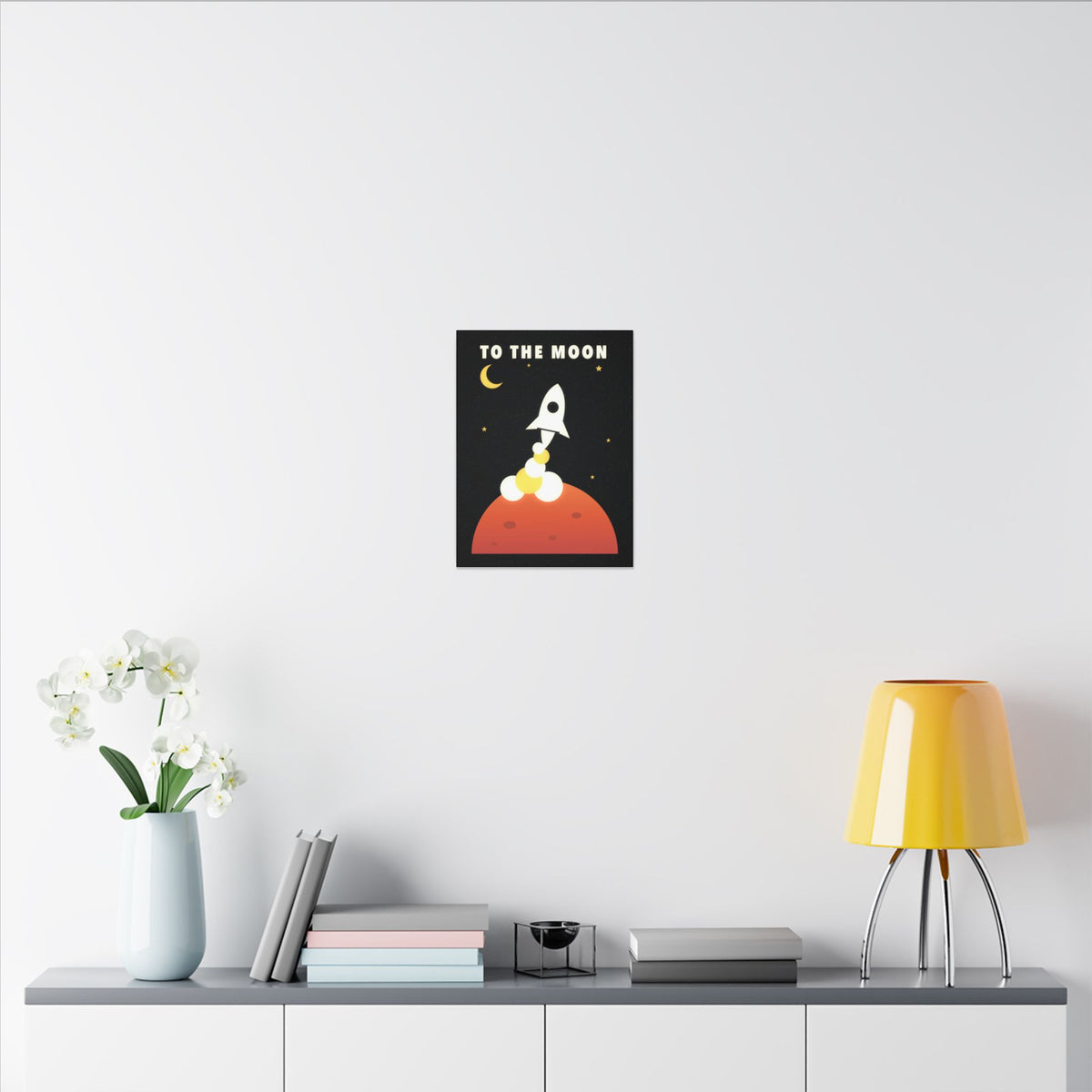 To the Moon gallery canvas print, view 12