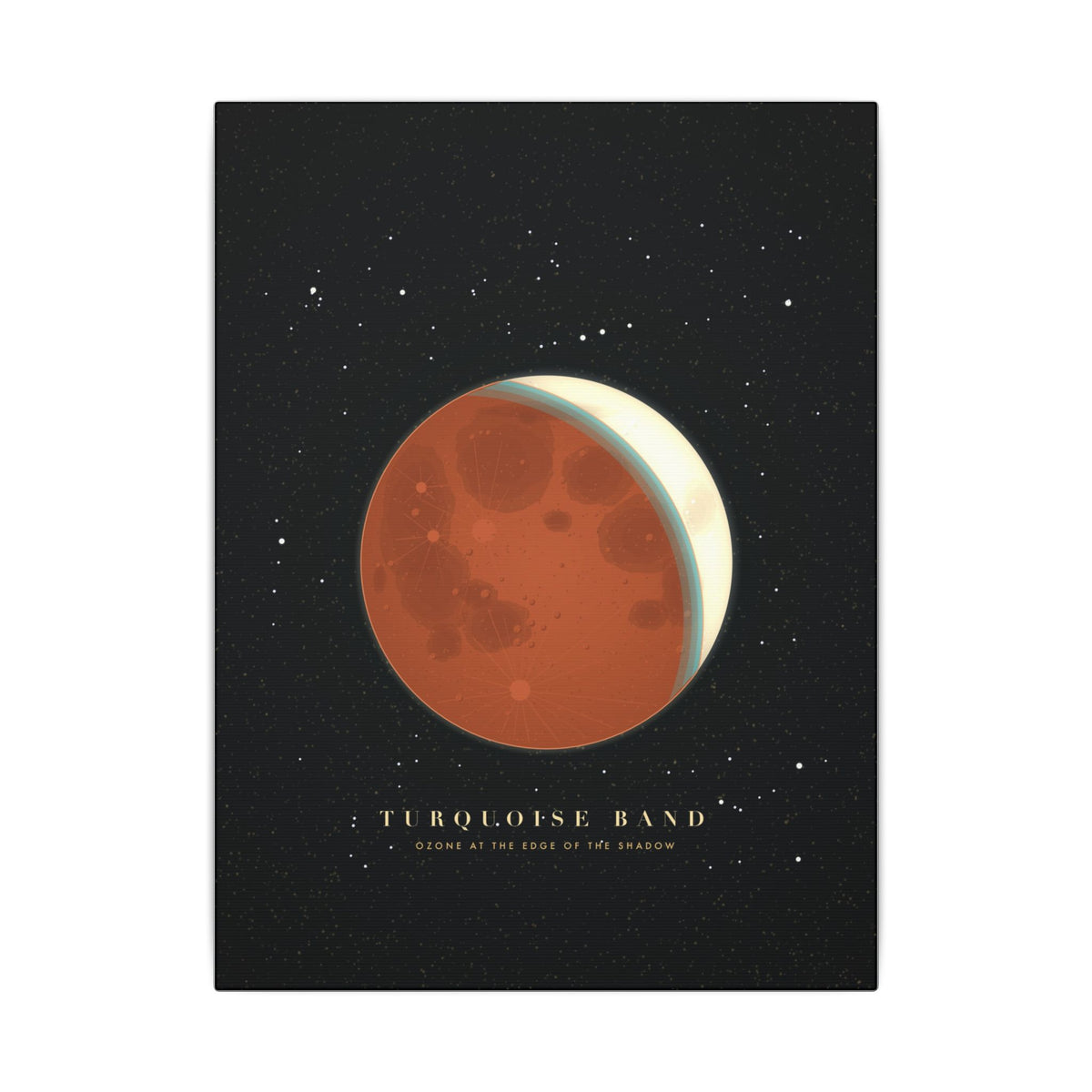 Turquoise Band gallery canvas print, view 2