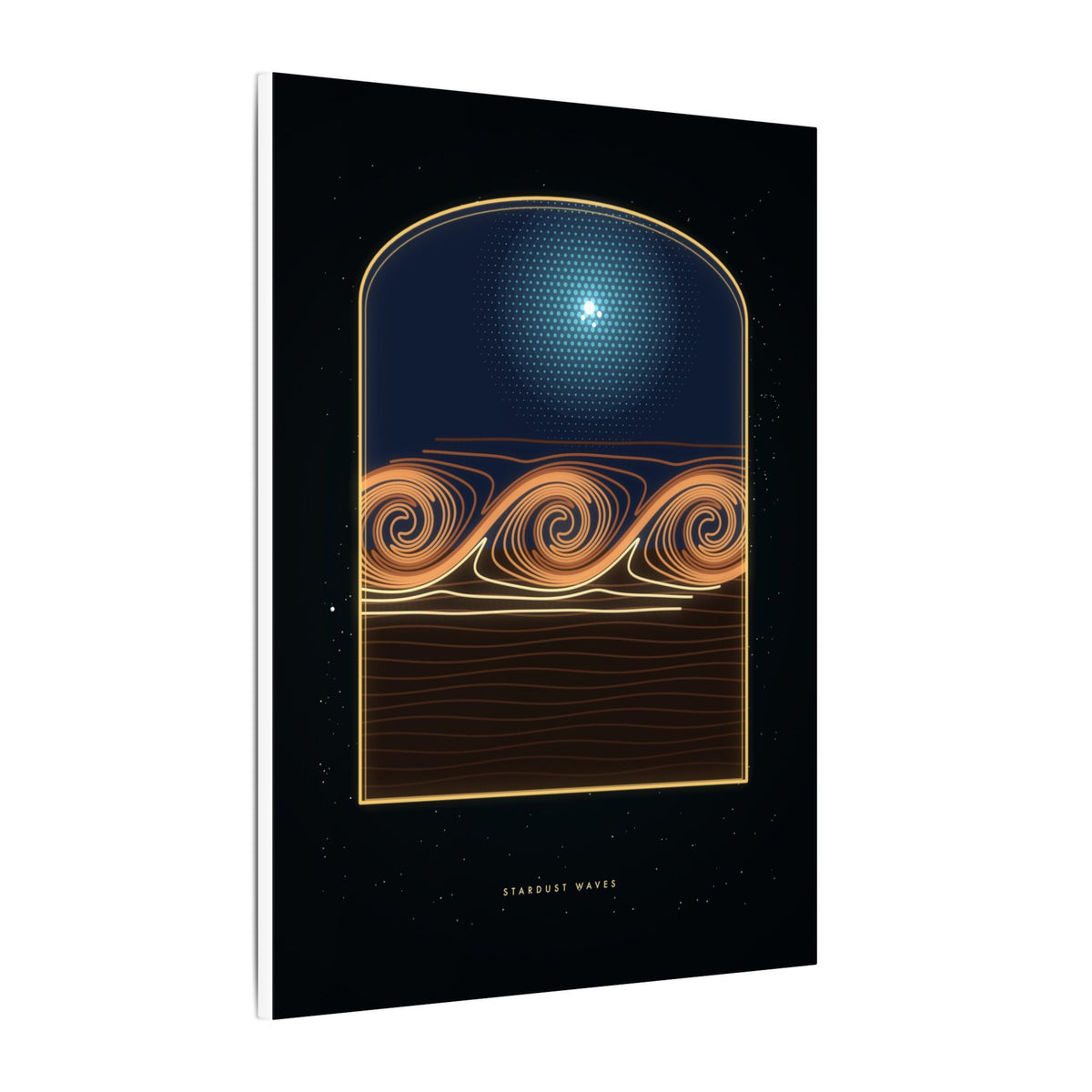 Stardust Waves gallery canvas print, view 4
