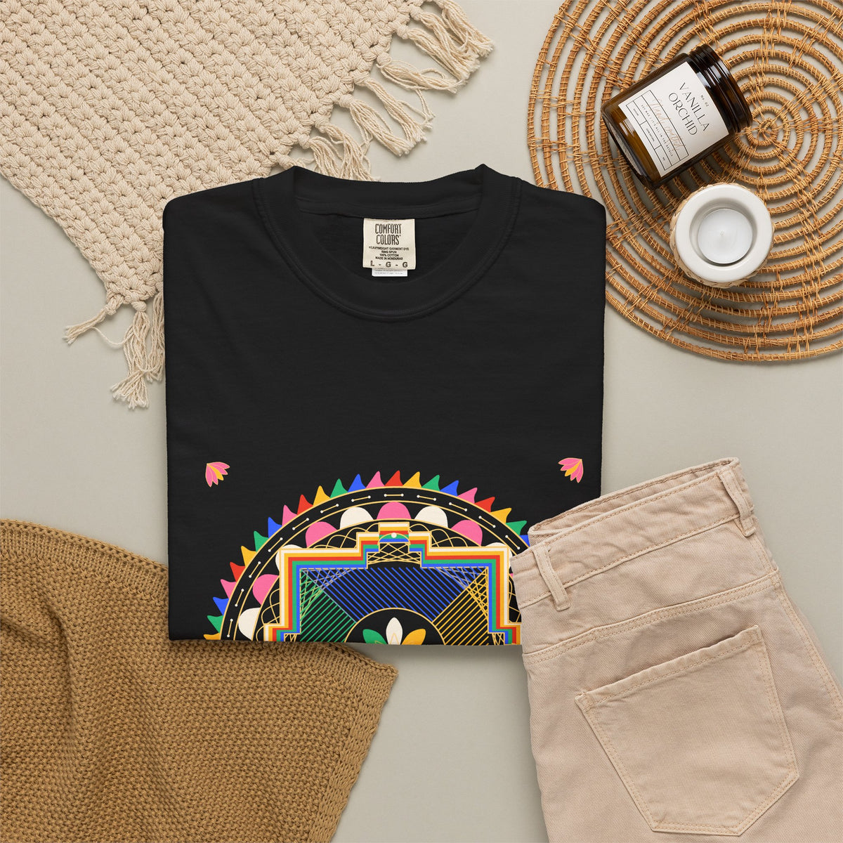 The Sand Mandala graphic tee, view 3