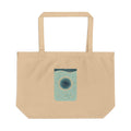 The Great Blue Hole organic cotton tote bag, view 1