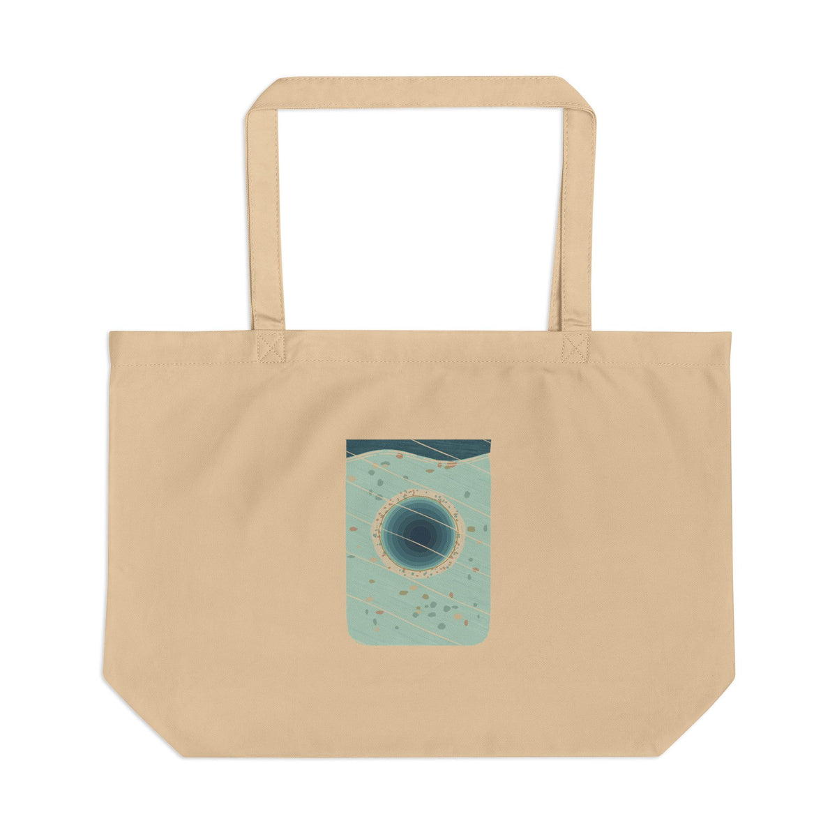 The Great Blue Hole organic cotton tote bag, view 1