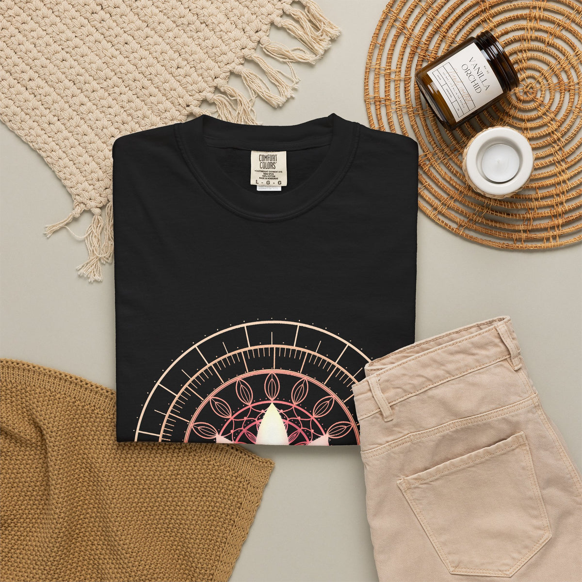 Sacred Lotus graphic tee, view 3