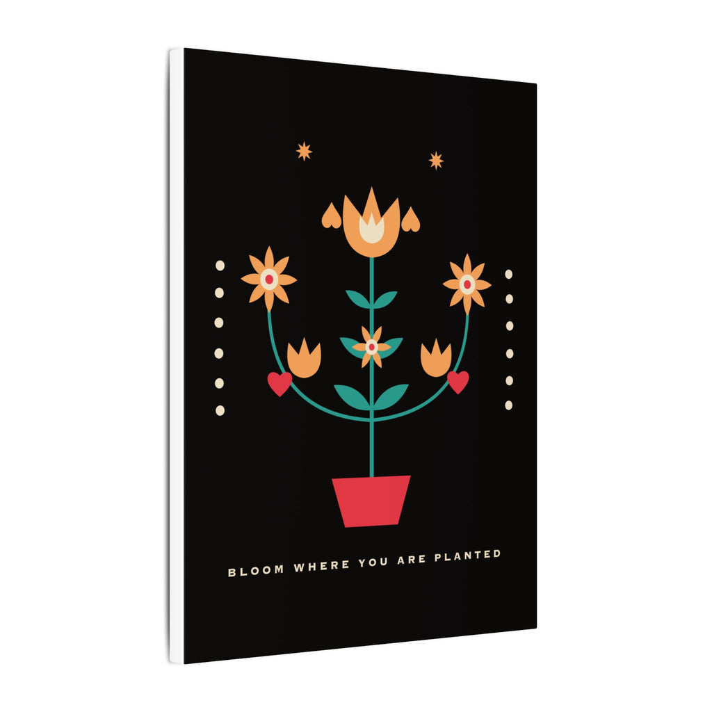 Folk Bloom gallery canvas print, view 10