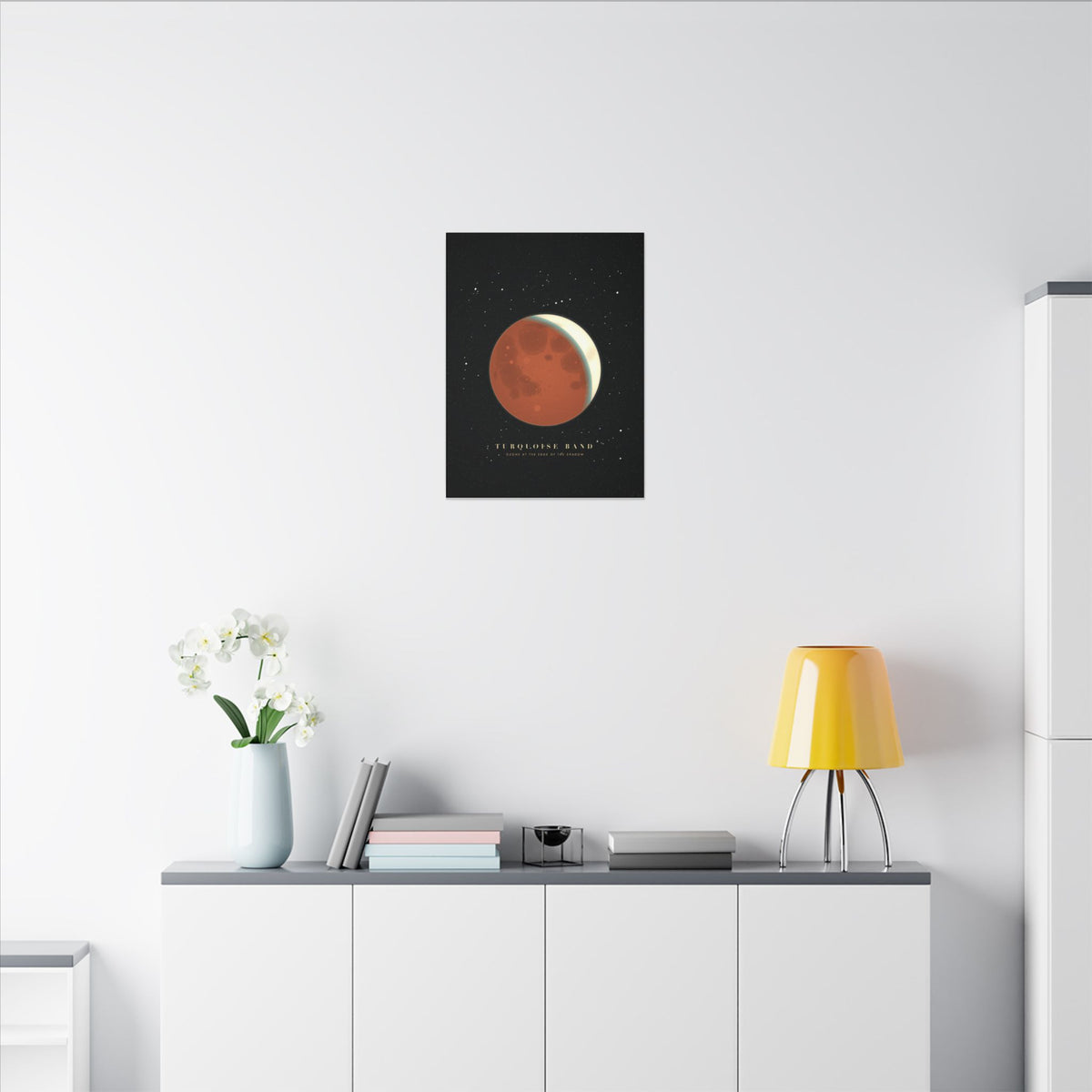 Turquoise Band gallery canvas print, view 6