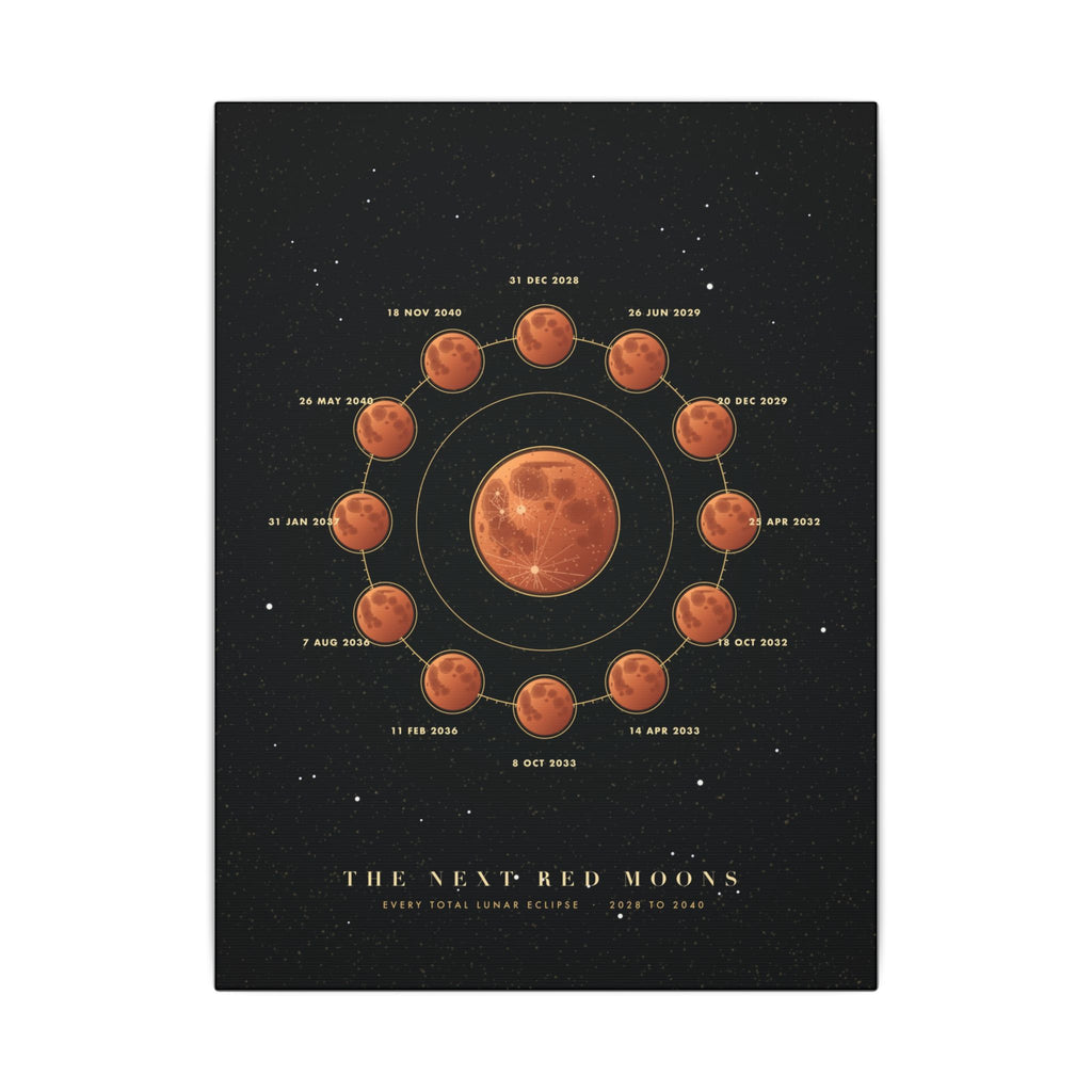The Next Red Moons gallery canvas print, view 2