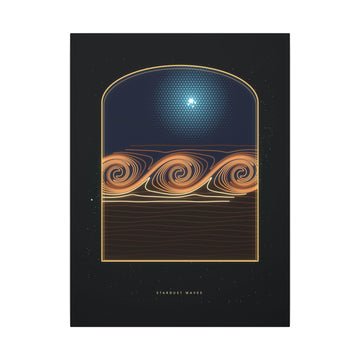 Stardust Waves Canvas