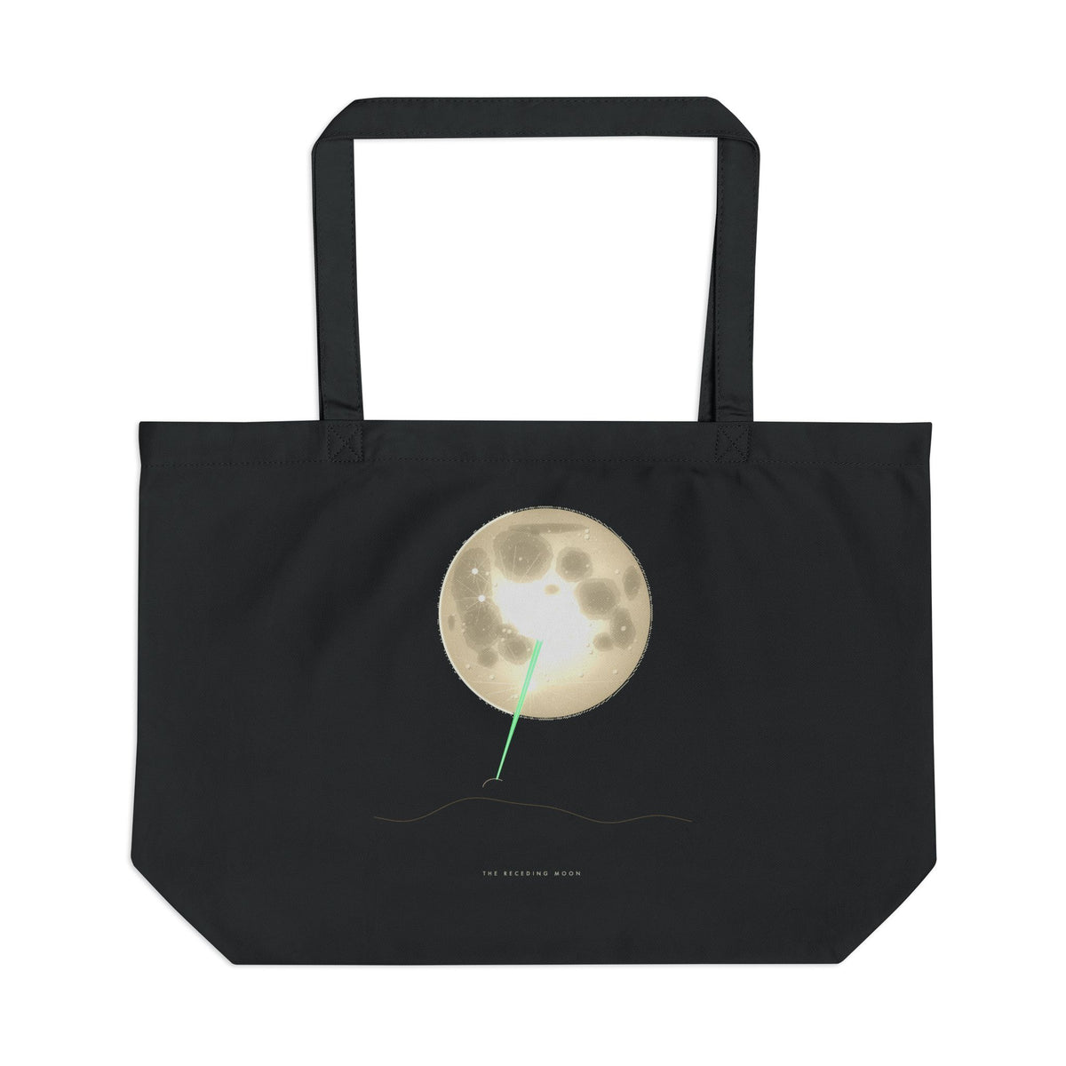 The Receding Moon organic cotton tote bag, view 1