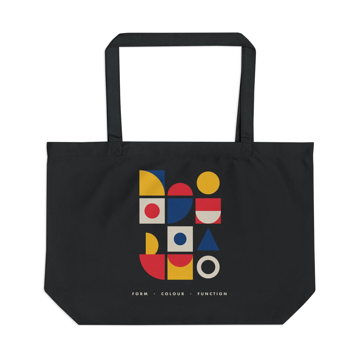 Bauhaus Blocks organic cotton tote bag, view 1