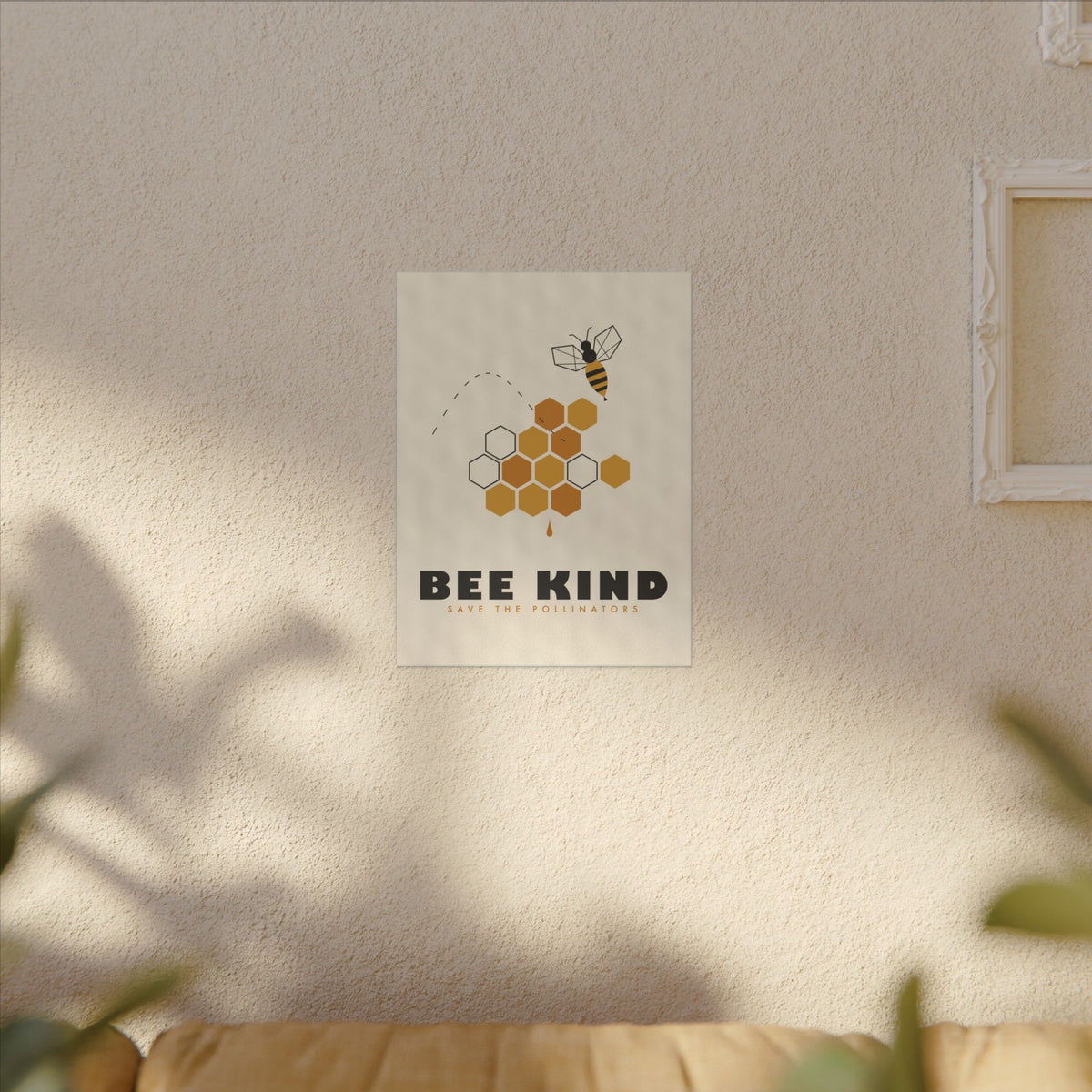 Bee Kind gallery canvas print, view 11