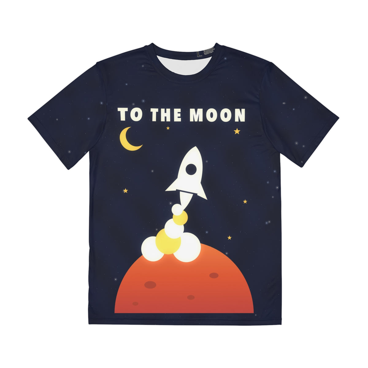 To the Moon all-over print tee, view 1