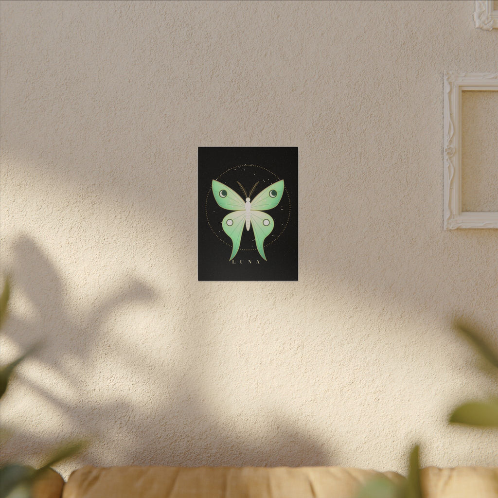 Luna Moth gallery canvas print, view 8