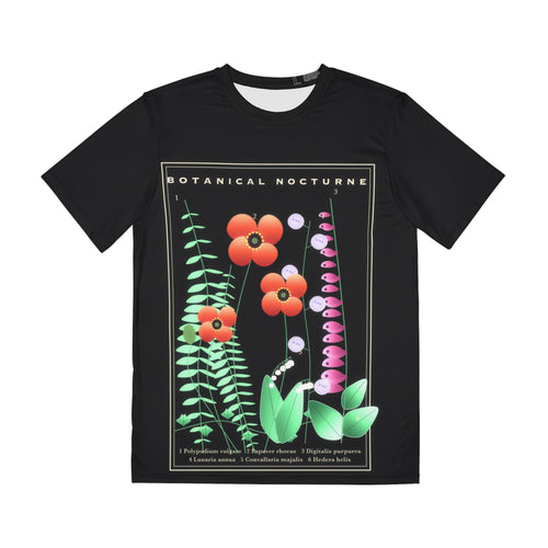 Botanical Nocturne all-over print tee, view 1