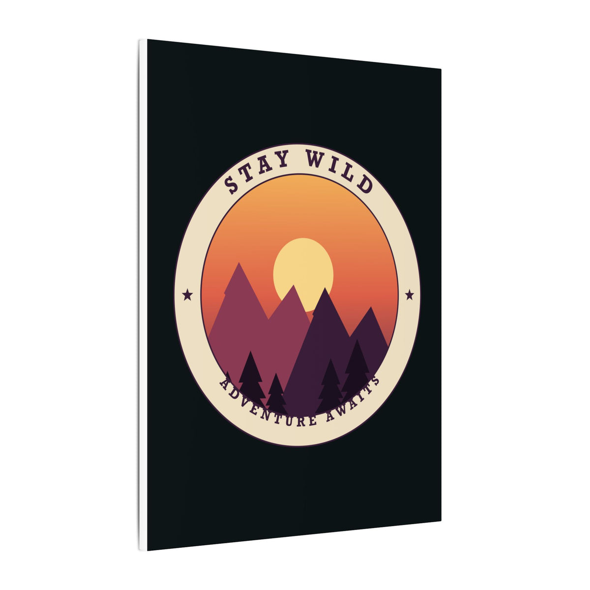 Stay Wild gallery canvas print, view 4
