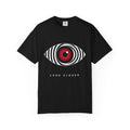 Hypnotic Eye graphic tee in Black, original art by AuraCanvas