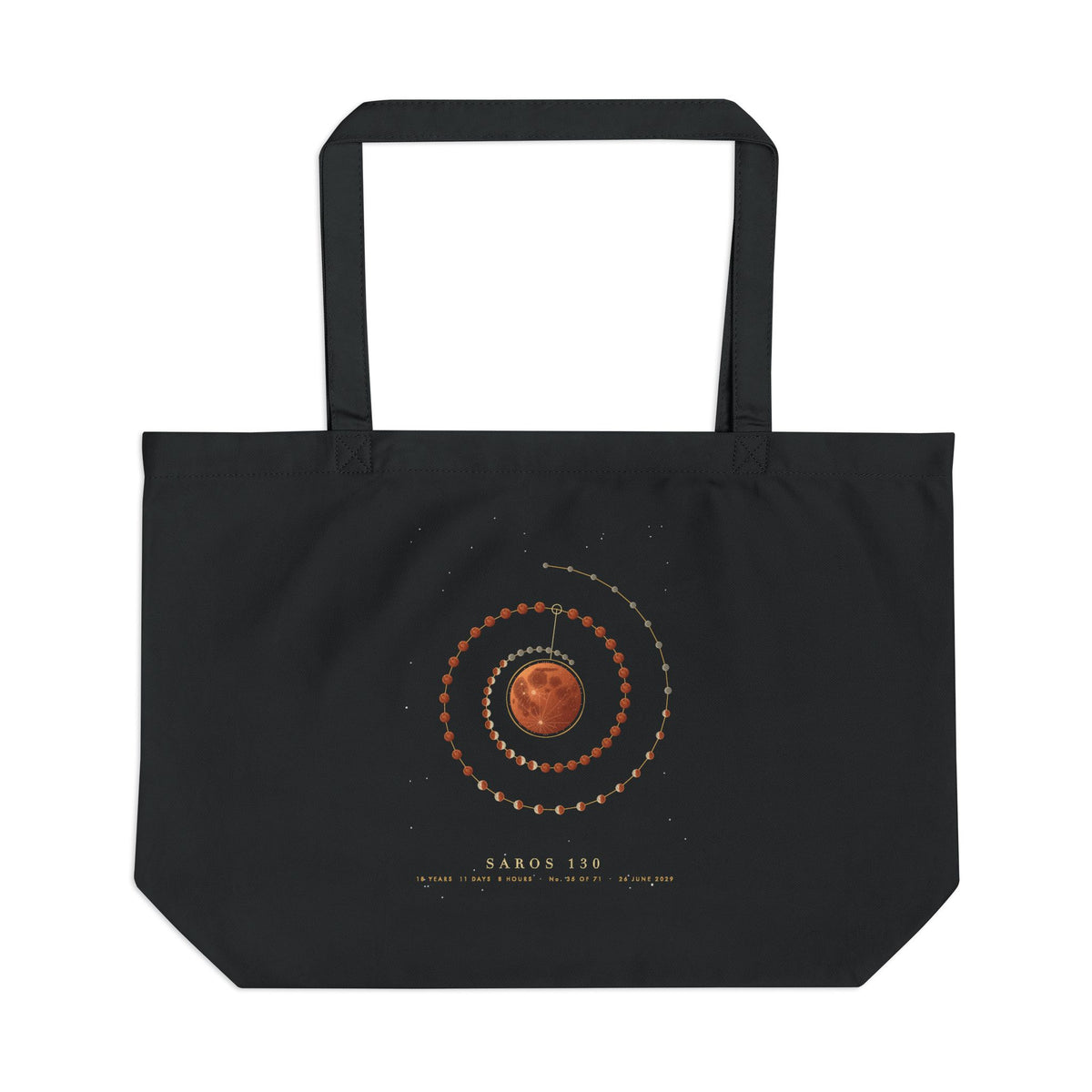 Saros organic cotton tote bag, view 1