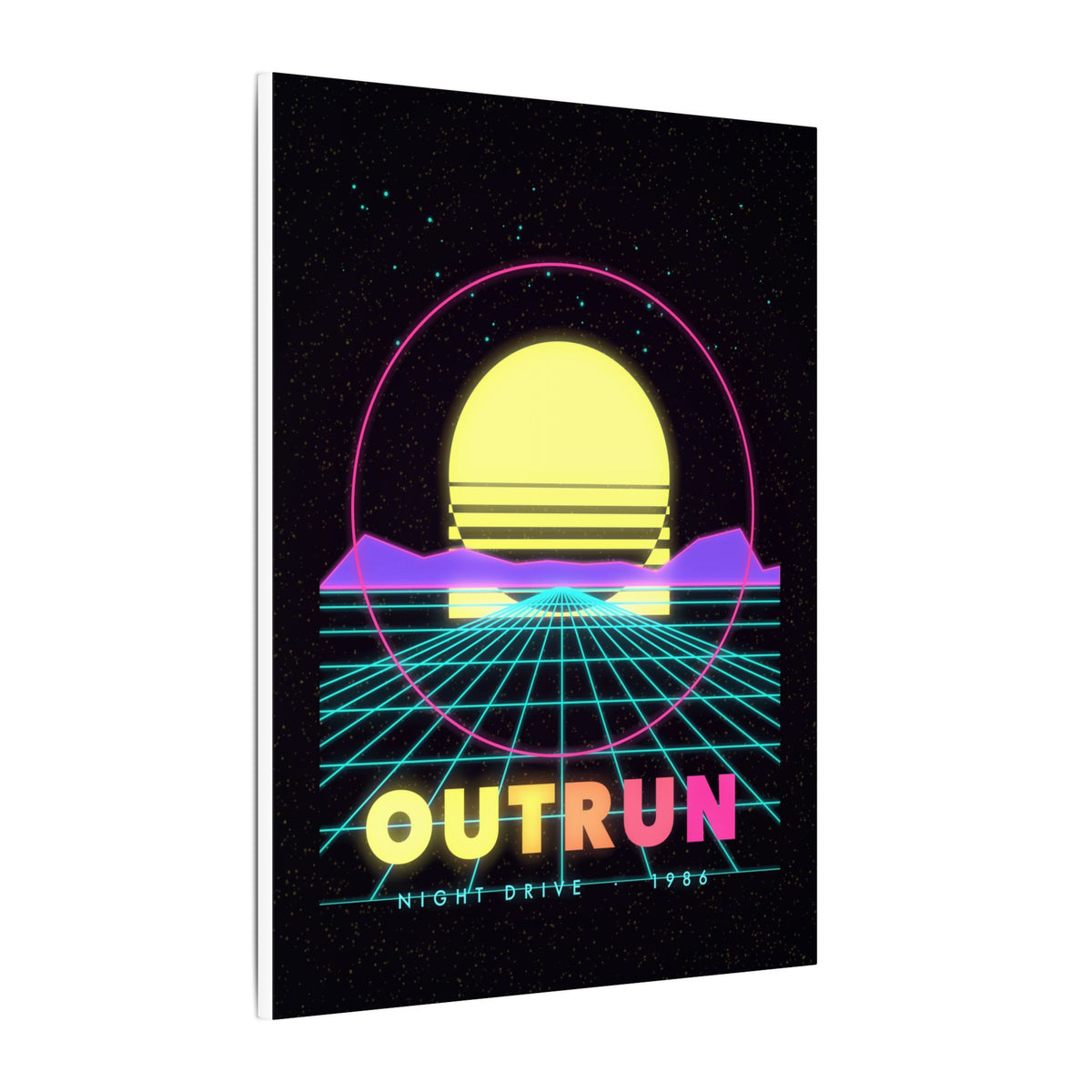 Outrun gallery canvas print, view 4