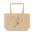 Stepping Stones organic cotton tote bag, view 1