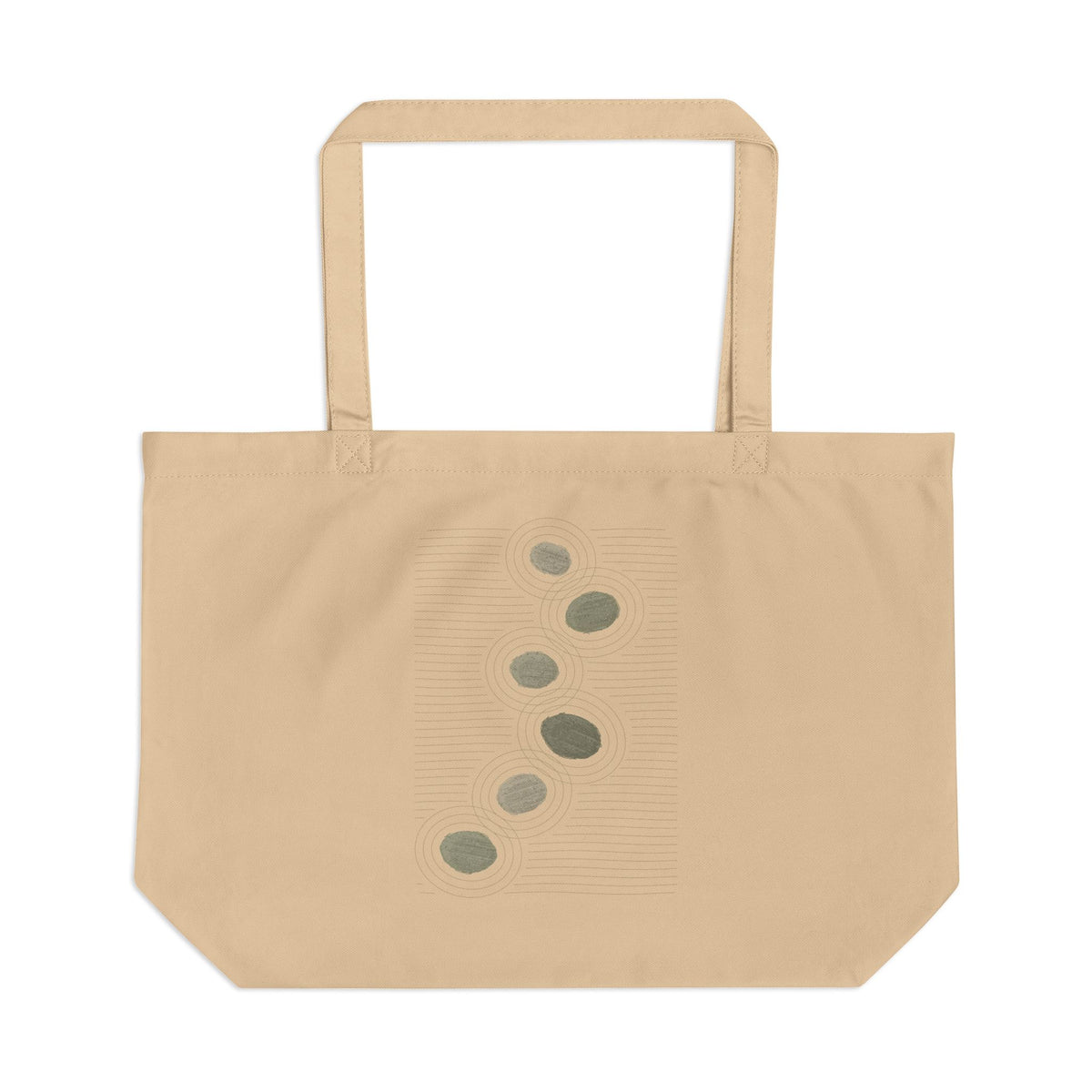Stepping Stones organic cotton tote bag, view 1