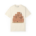 Pueblo graphic tee in Ivory, original art by AuraCanvas