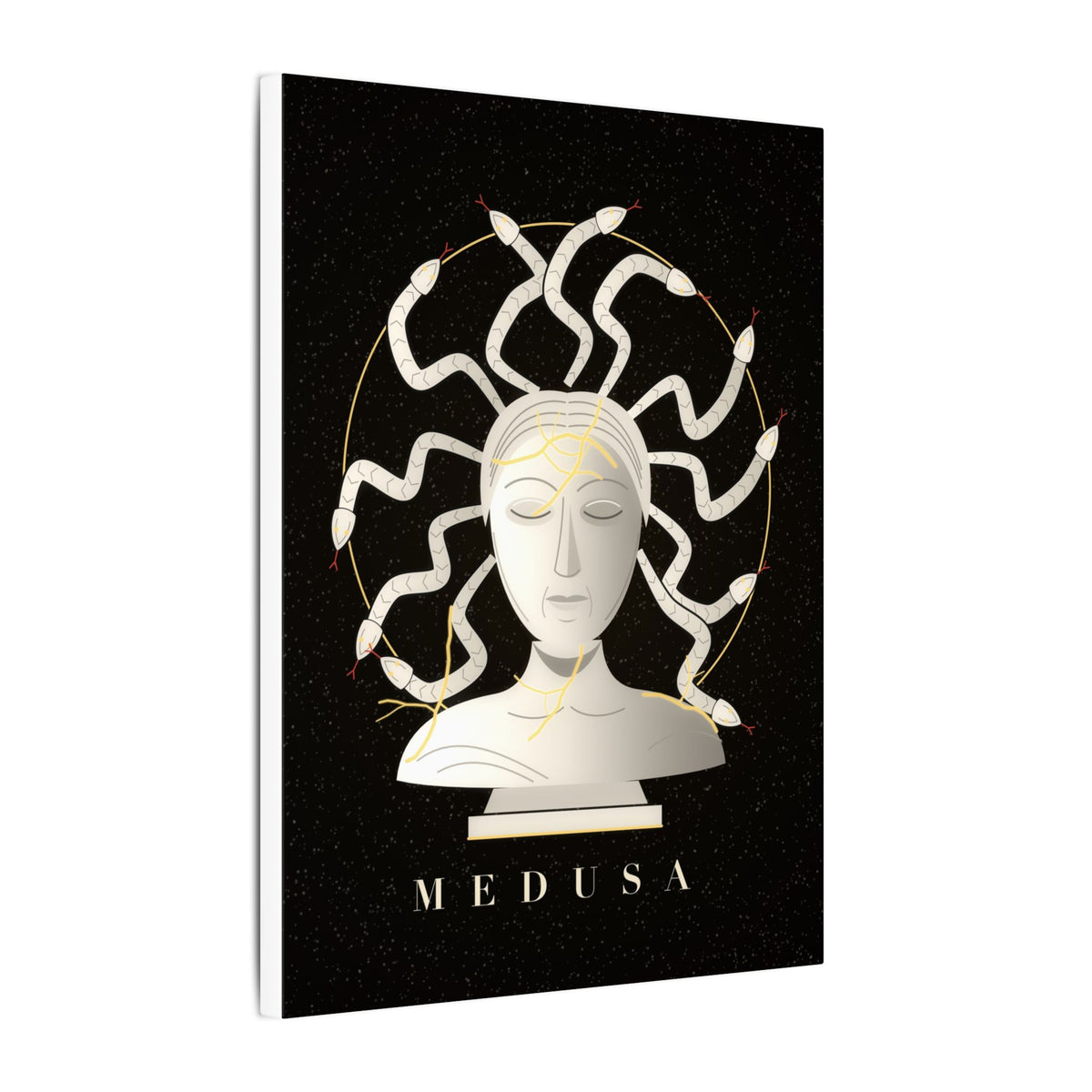 Kintsugi Medusa gallery canvas print, view 10