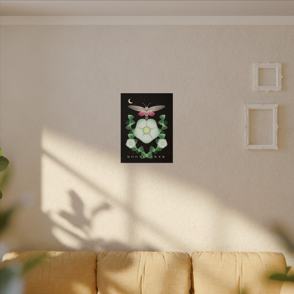 Moonflower gallery canvas print, view 5