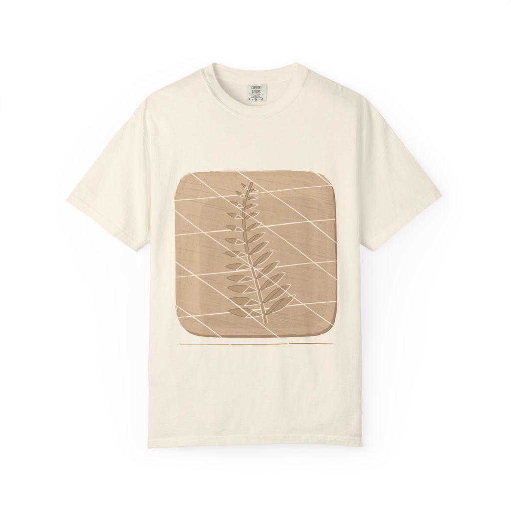 Impression graphic tee in Ivory, original art by AuraCanvas