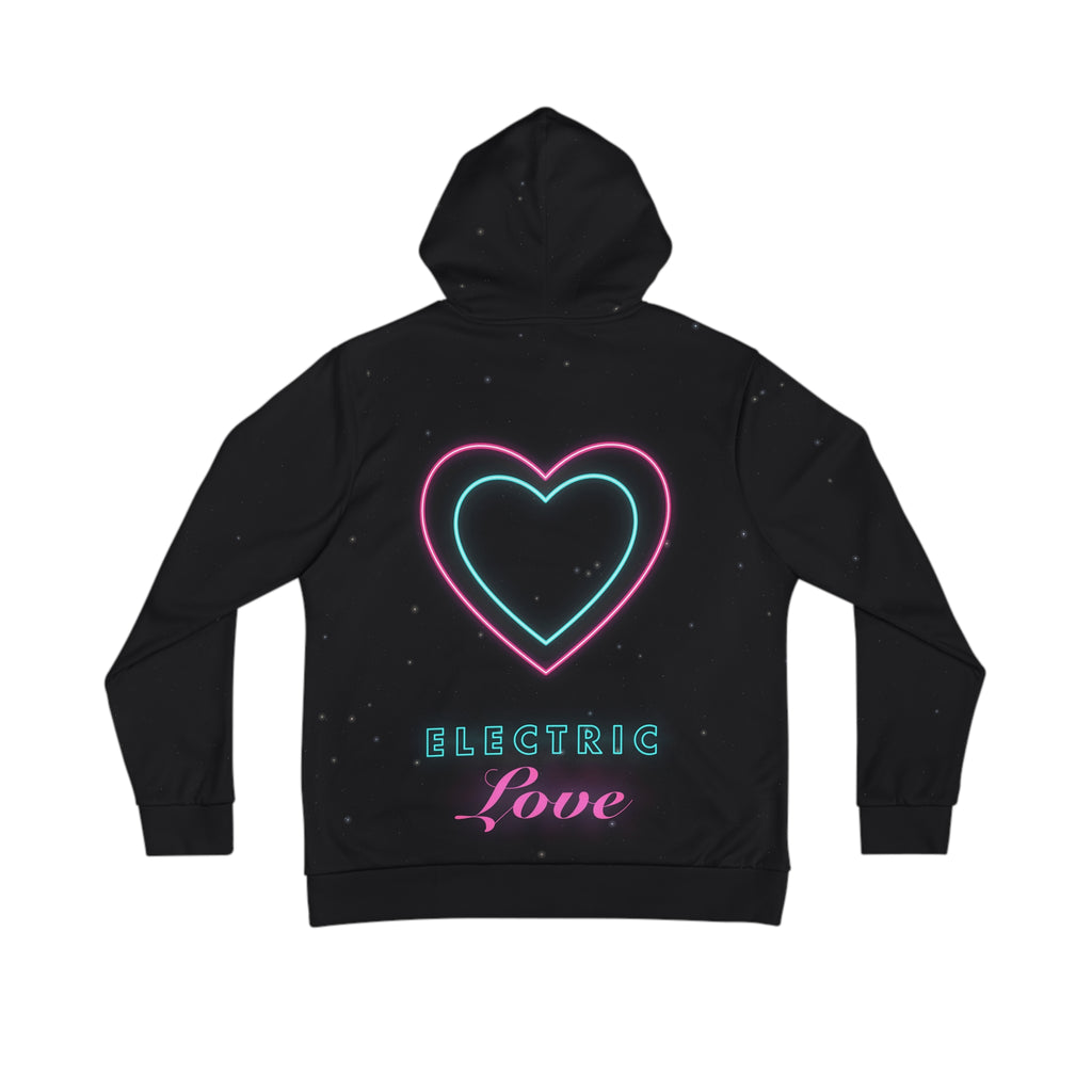Electric Love all-over print hoodie, view 1