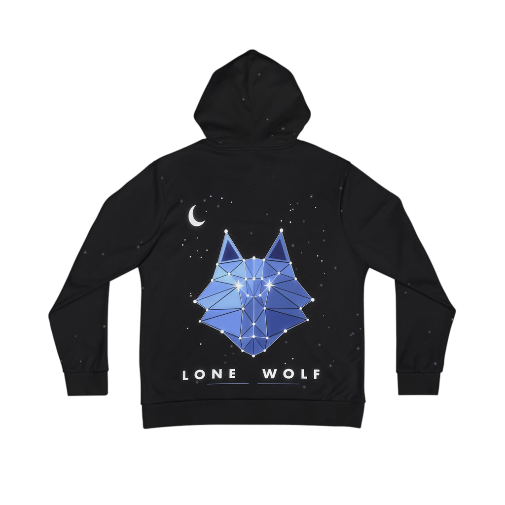 Constellation Wolf all-over print hoodie, view 1