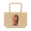 Sculpted Earth organic cotton tote bag, view 1