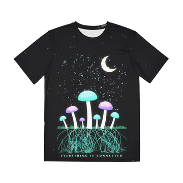 Moonlit Mycelium All-Over Print Tee