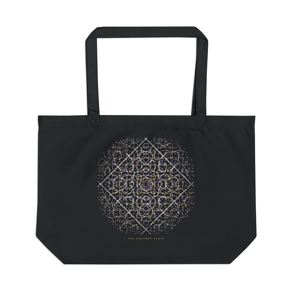 The Chladni Plate organic cotton tote bag, view 1