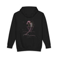 The Hidden Realm heavyweight hoodie in Black, original art by AuraCanvas