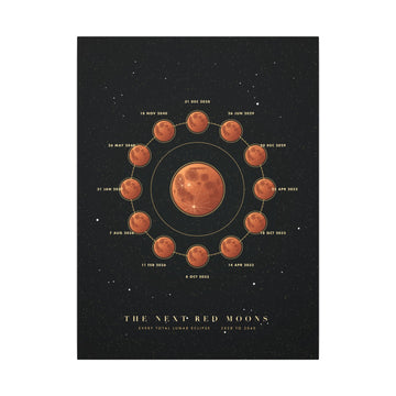 The Next Red Moons Canvas