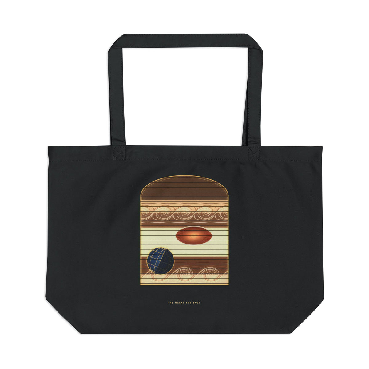 The Great Red Spot organic cotton tote bag, view 1