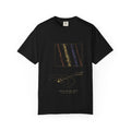 Pale Blue Dot graphic tee in Black, original art by AuraCanvas