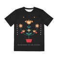 Folk Bloom all-over print tee, view 1