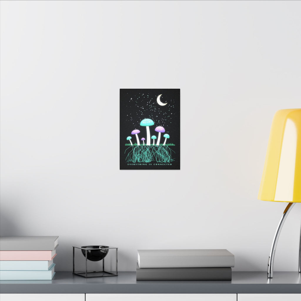 Moonlit Mycelium gallery canvas print, view 9
