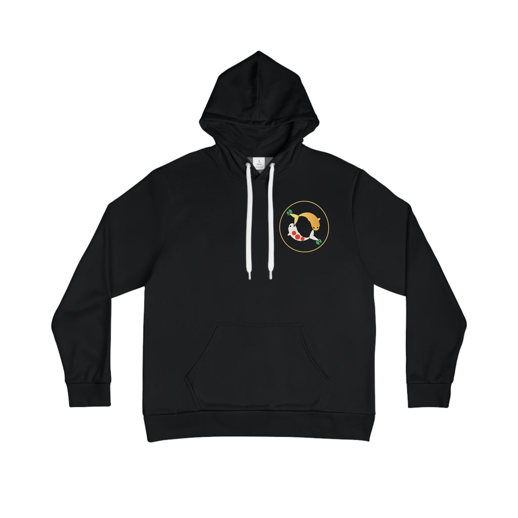 Koi Orbit all-over print hoodie, view 3