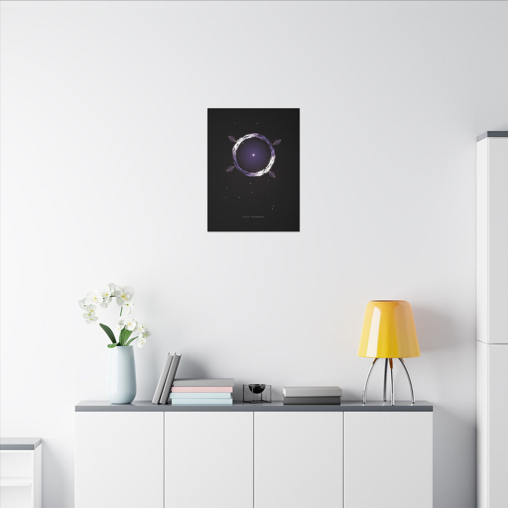 Violet Supernova gallery canvas print, view 6