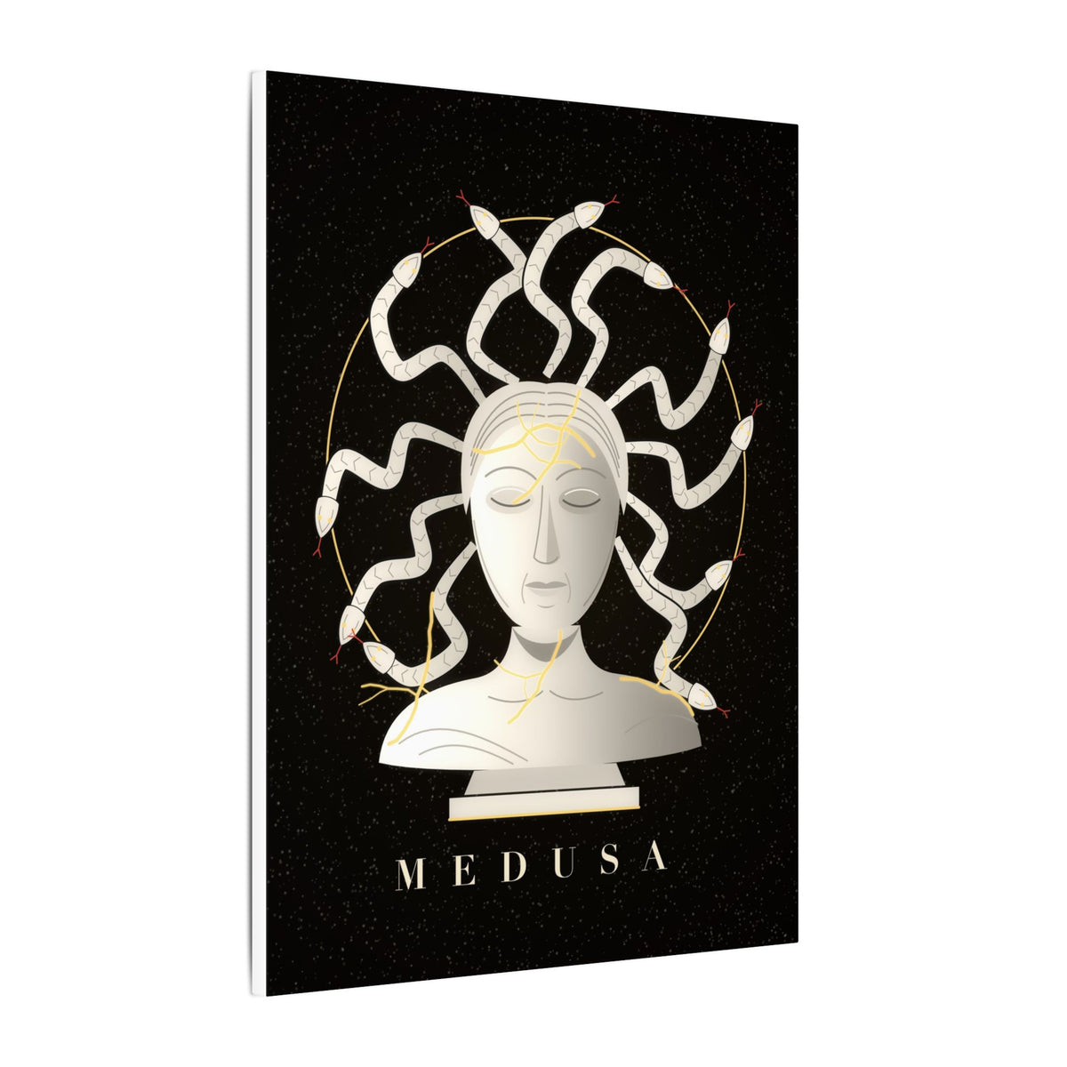 Kintsugi Medusa gallery canvas print, view 4
