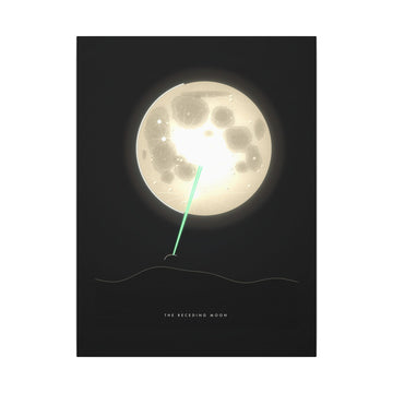 The Receding Moon Canvas