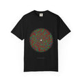 The Cone Mosaic graphic tee in Black, original art by AuraCanvas