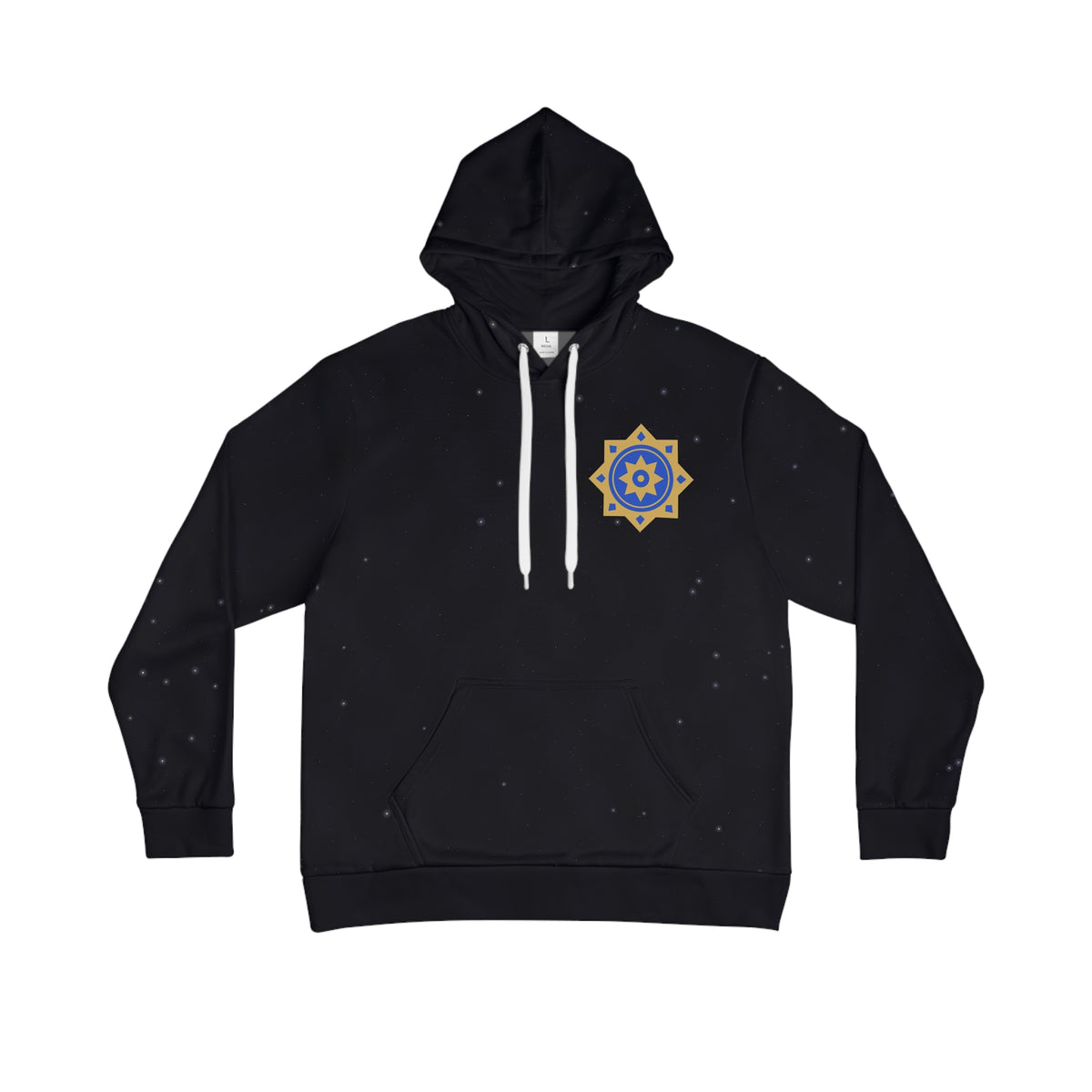 Alhambra Star all-over print hoodie, view 3