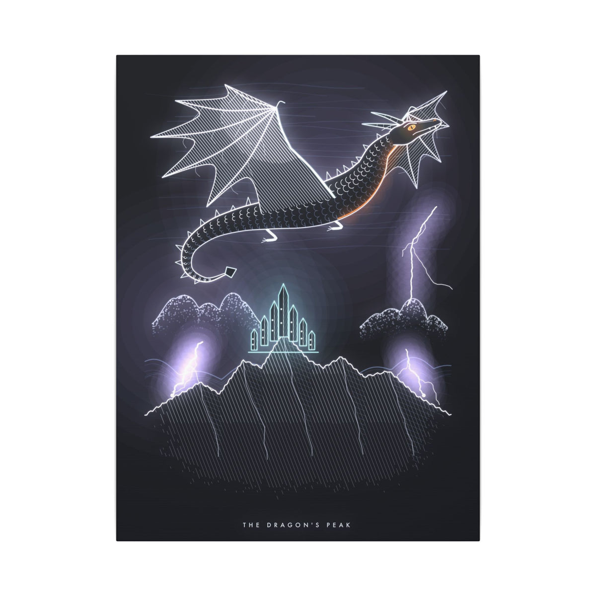 The Dragon's Peak Canvas