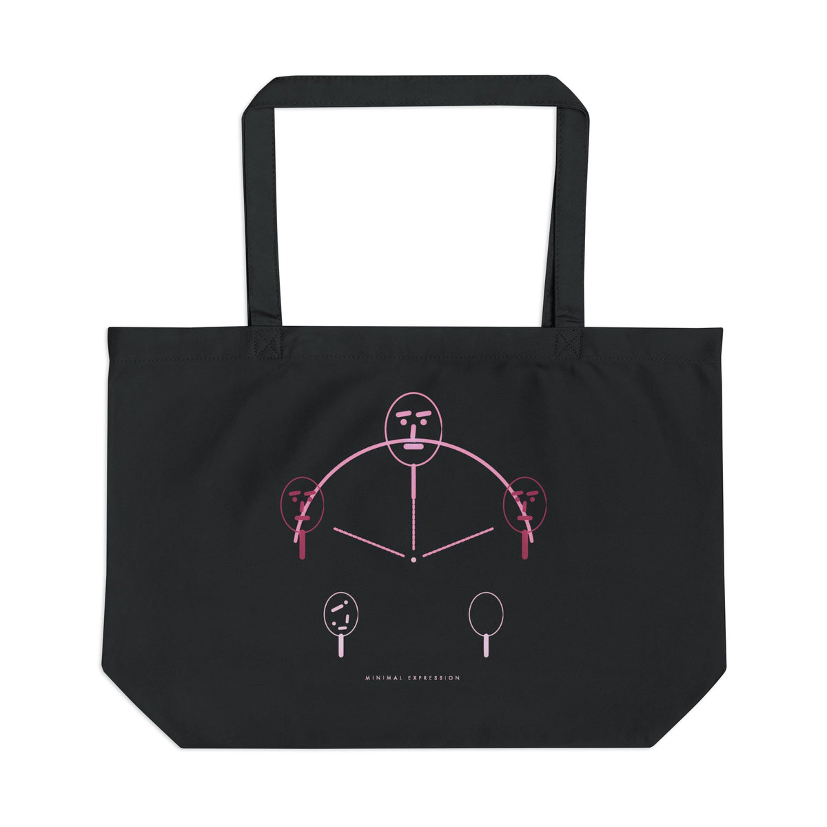 Minimal Expression organic cotton tote bag, view 1